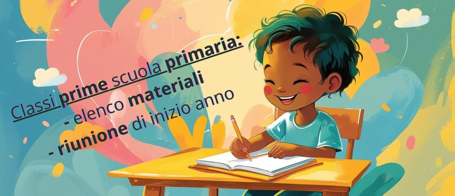 Materiali e riunione classi prime scuola Catti
